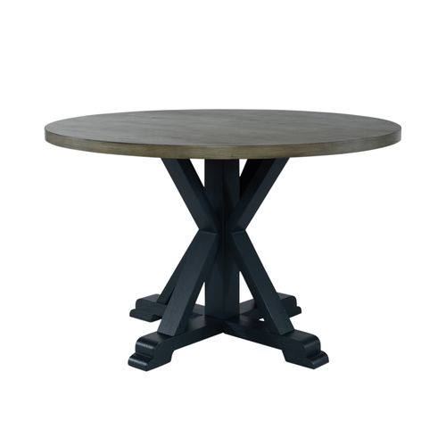 LBY 519NY-T4848 Pedestal Table Navy $375 (Compare at $539)