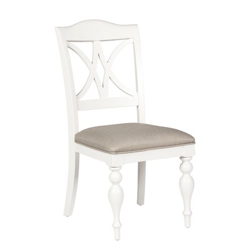 LBY 607-C9001S Slat Back Chair Oyster White $99 (Compare at $179)