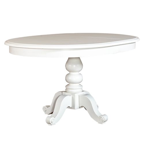 LBY 607-4254 Pedestal Table Oyster White $299 (Compare at $498)