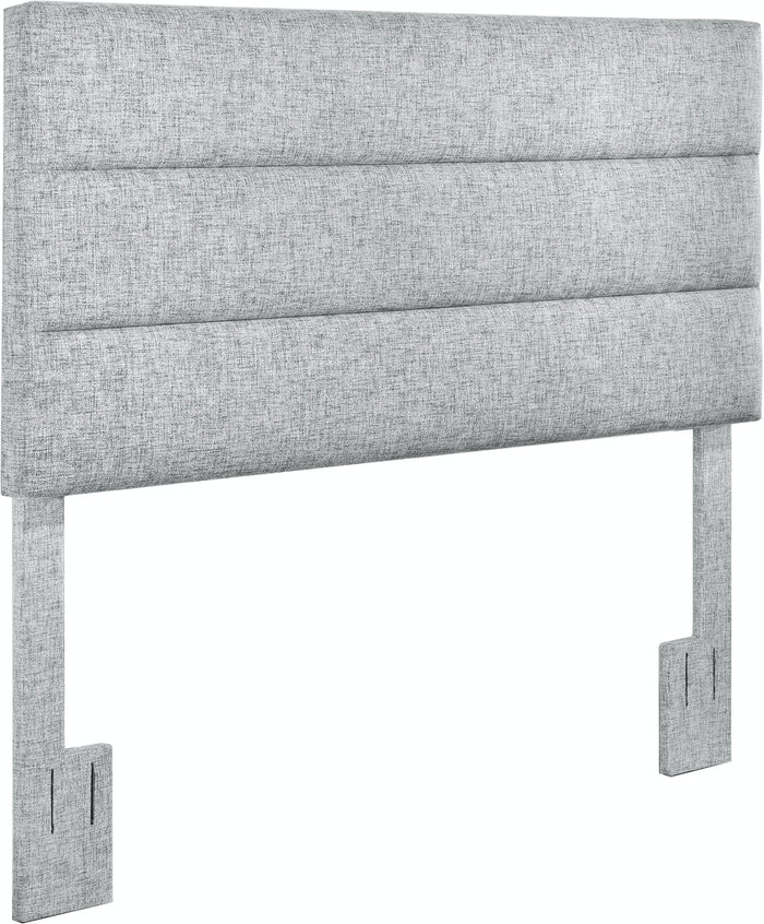 AH DS-D368-250-3 Bedroom Horizontally Channeled, Full or Queen Headboard in Platinum Gray $159 compared to $269