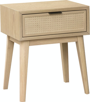 DS-D314-001 Light Brown Cane Nightstand $229 (Compare at $369)