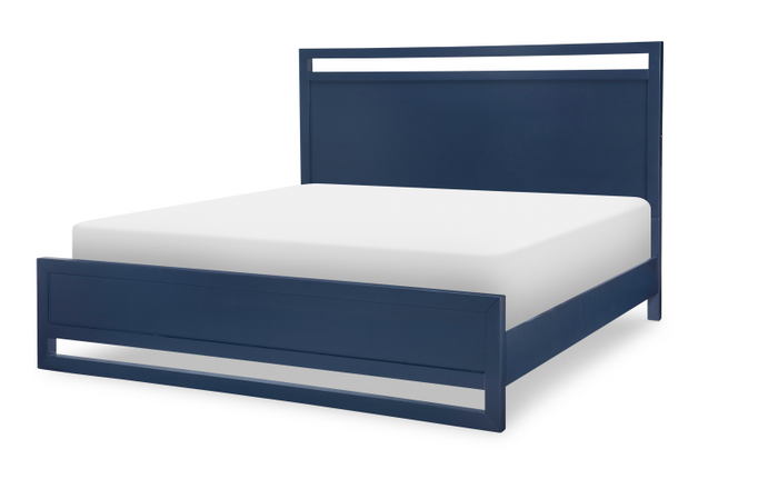 Summerland - Blue Finish Panel Bed