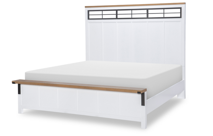 Franklin Two Tone Panel Bed