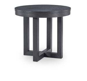 Westwood - Charred Oak Round Lamp Table