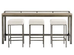 Curated Mitchell Console Table with 3 Stools