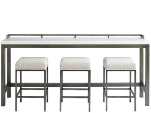 Curated Essence Console Table with Stools