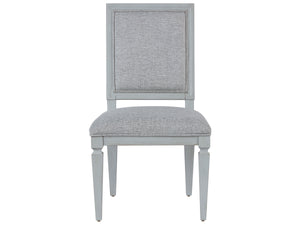 Summer Hill - French Gray Woven Accent Side Chair