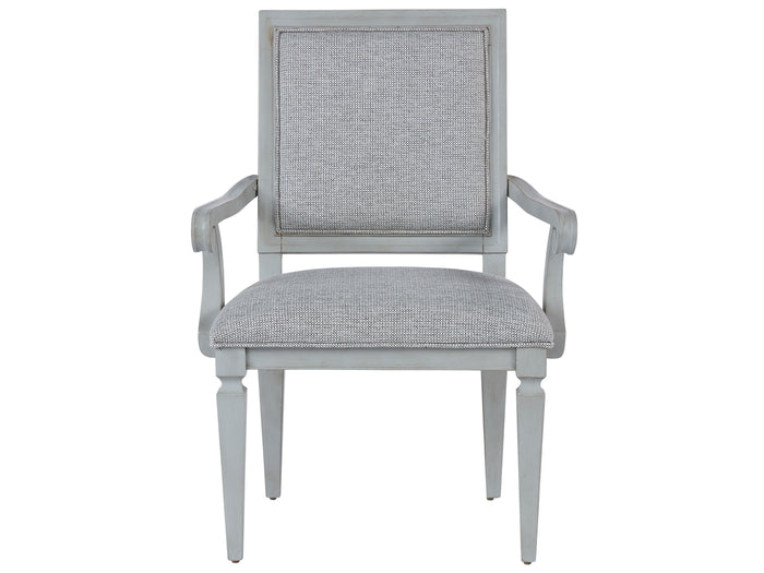 Summer Hill - French Gray Woven Accent Arm Chair